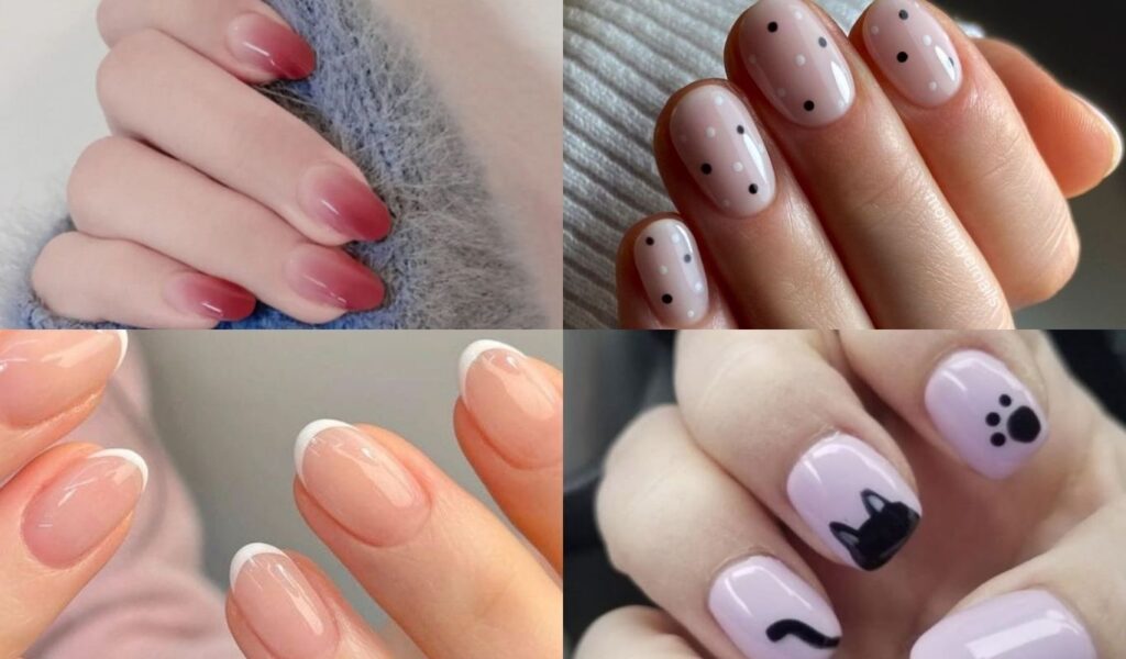 Những mẫu nail đơn giản 