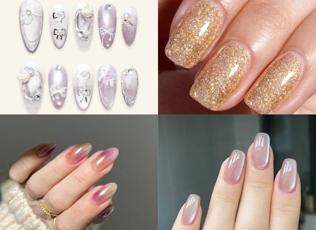 Nailbox xinh nhẹ nhàng nhờ hiệu ứng ánh sáng