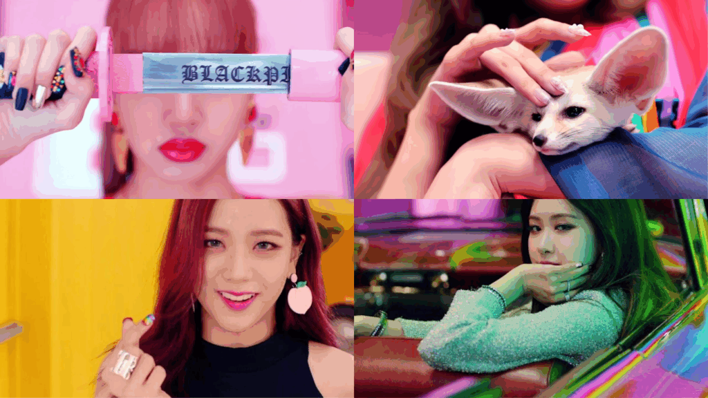 Nhóm nhạc BLACKPINK với những bộ nail của Park Eunkyung
