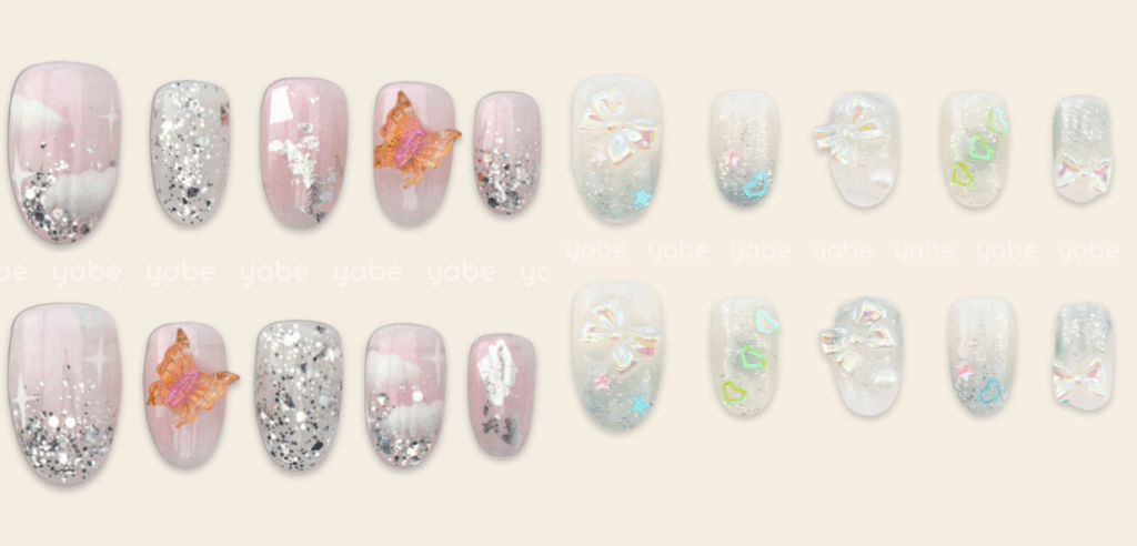 Nailbox ngắn lấp lánh