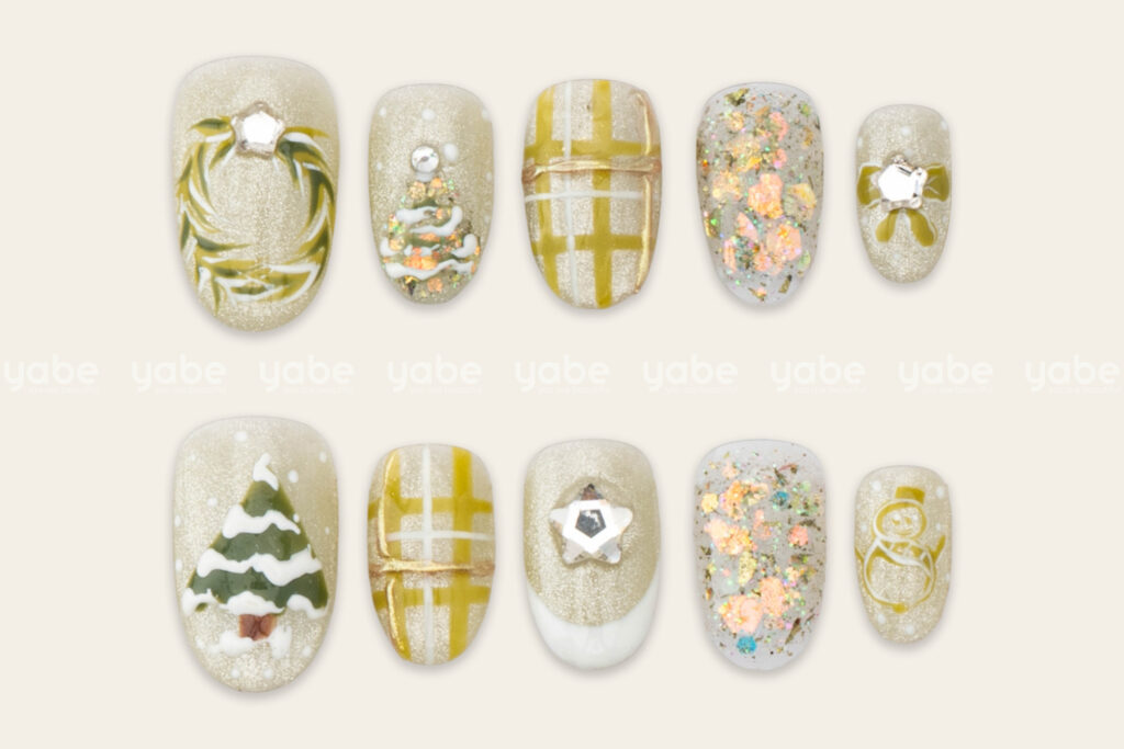 Adorable Christmas Press-On Nails Ideas