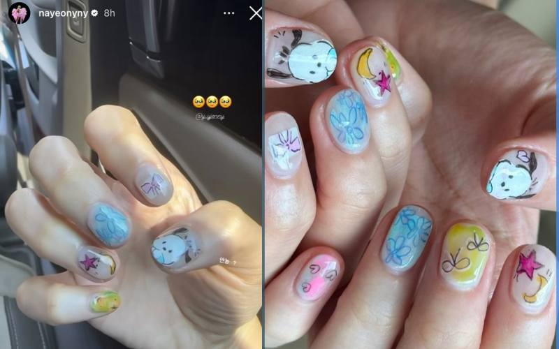 Mẫu nail của Nayeon
