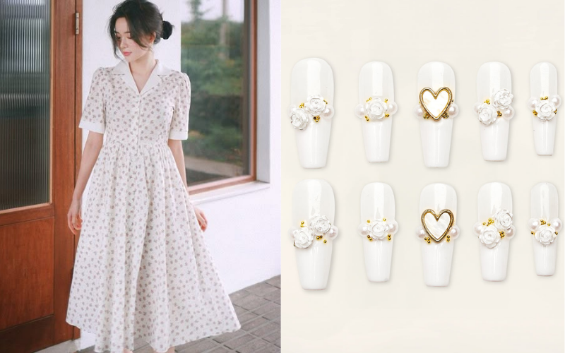 Phong cách nhẹ nhàng, nữ tính toát lên sự dịu dàng