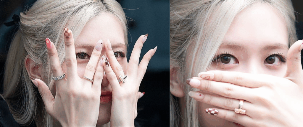 Mẫu nail của Rosé