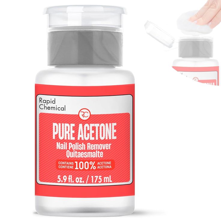 Tẩy sơn móng tay dạng gel và acrrylic bằng acetone