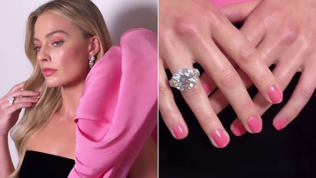 Mẫu móng Barbie Jelly của Margot Robbie 