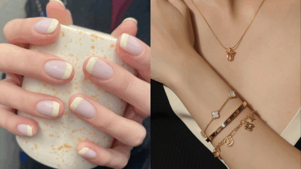 Mẫu móng phong cách casual