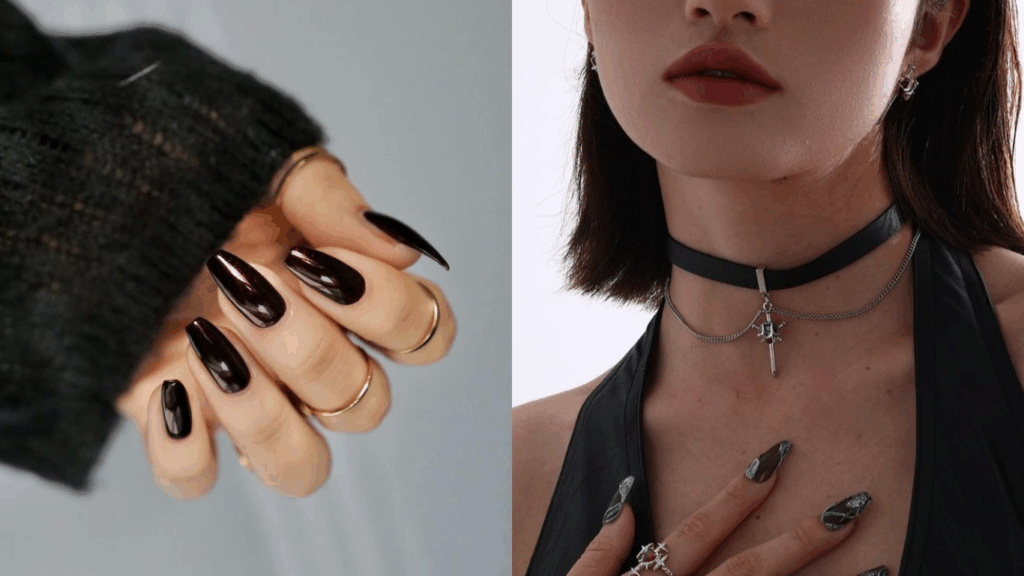 Mẫu móng phong cách cool ngầu 