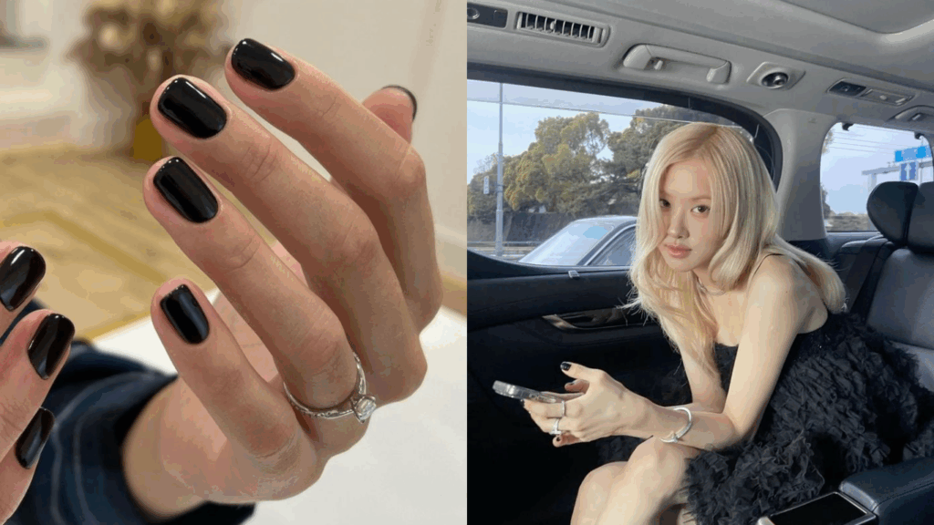 Màu sơn móng tay đen