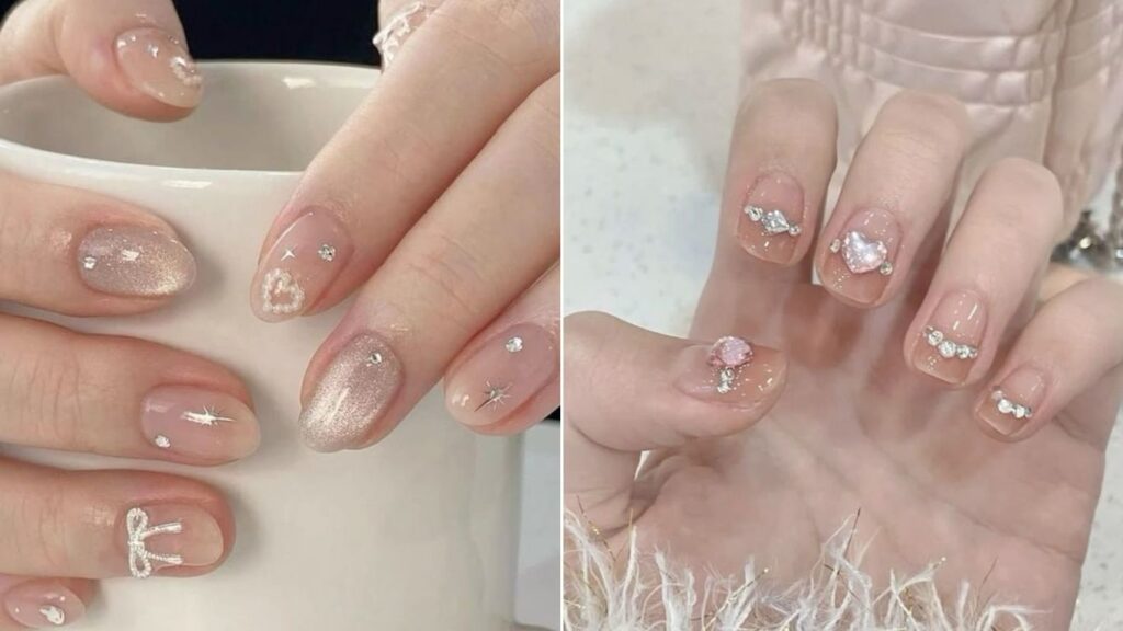 Nail đính đá mini