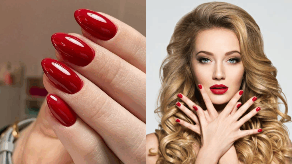 Màu sơn móng tay đỏ 