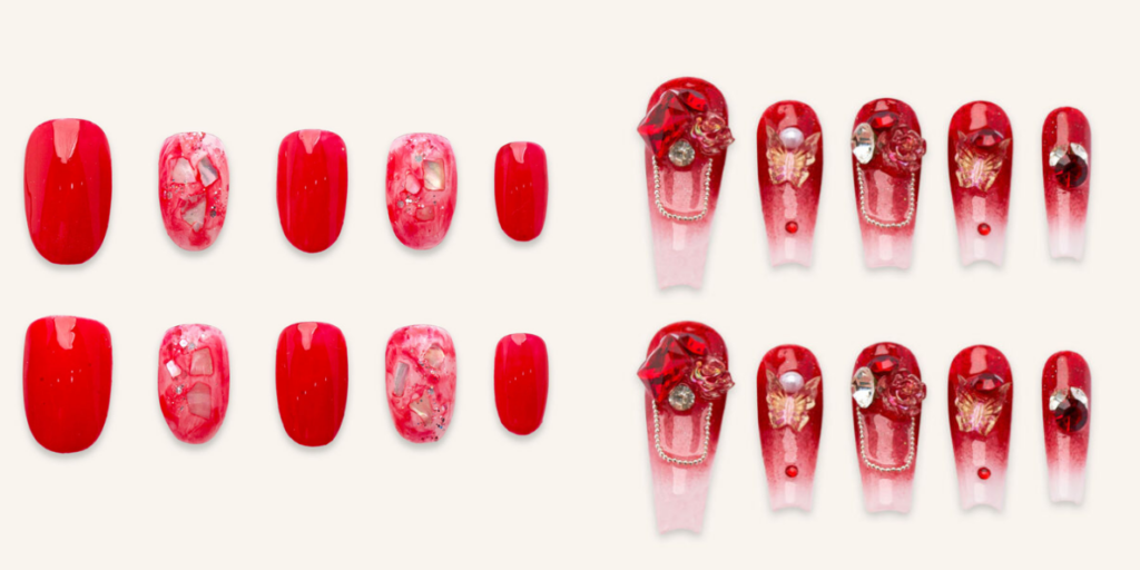 Nailbox hè với gam đỏ cho mùa hè thêm bùng cháy