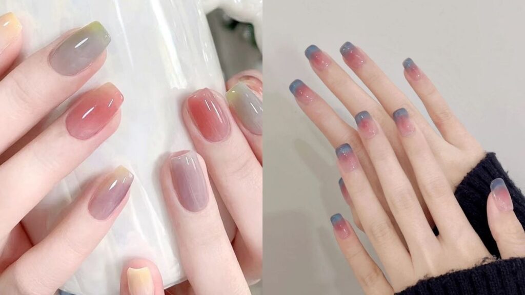 Sơn móng tay đẹp kiểu gradient chưa bao giờ khiến chị em phải thất vọng