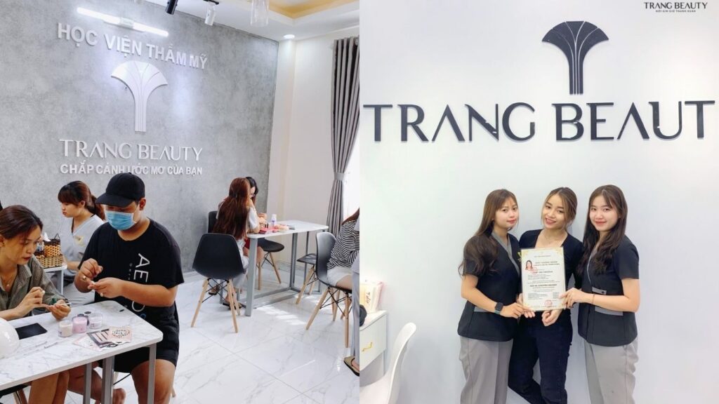 Học viên nail ở Trang Beauty