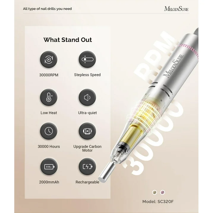 Portable Nail Drills: Compact Power for On-the-Go Manicures