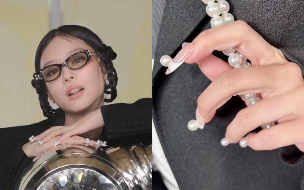 Nail ngọc trai của Jennie