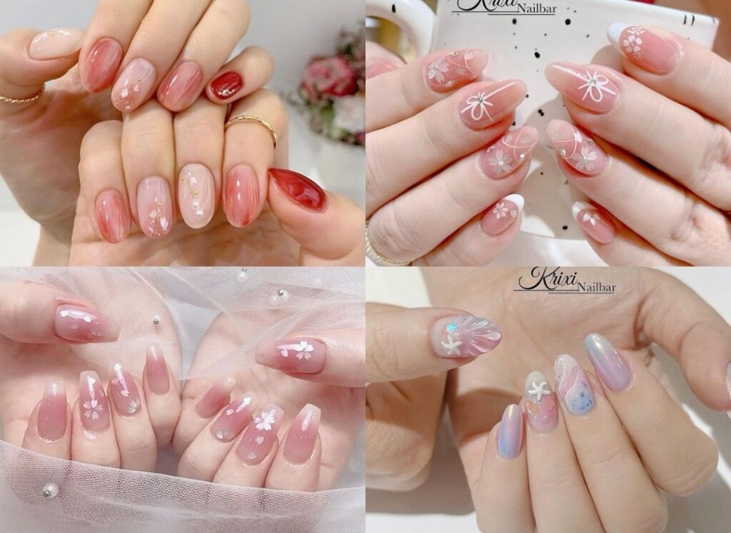 Làm móng tay style Hàn - Nhật tại Krixi Nailbar