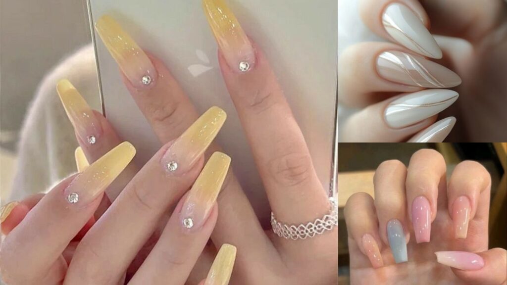 Nailbox dài phong cách minimalist