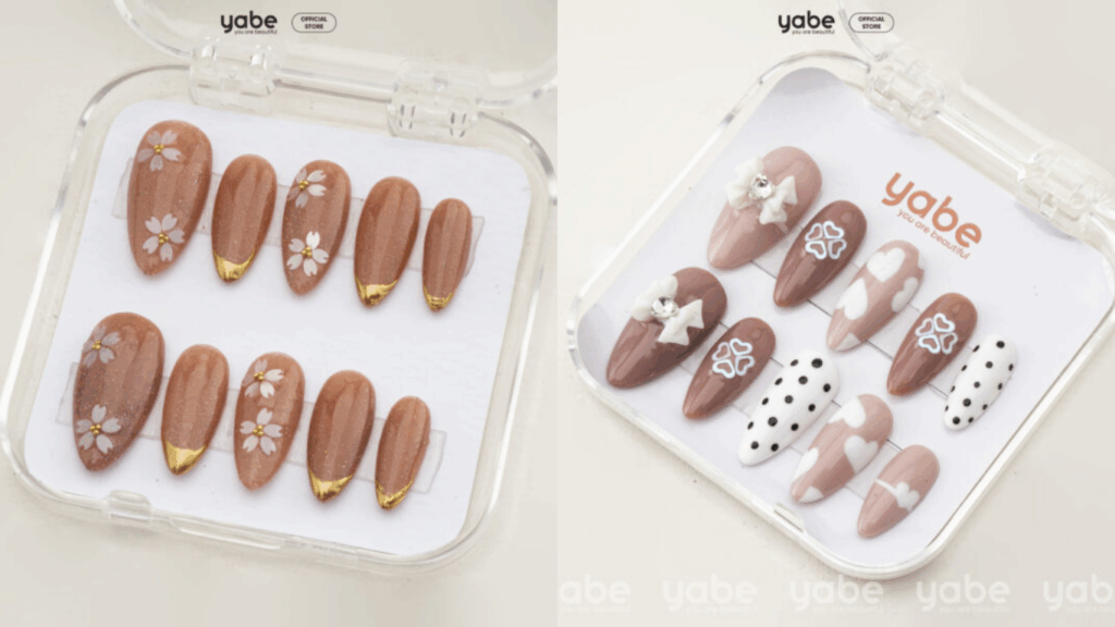 Nailbox màu nâu đất 