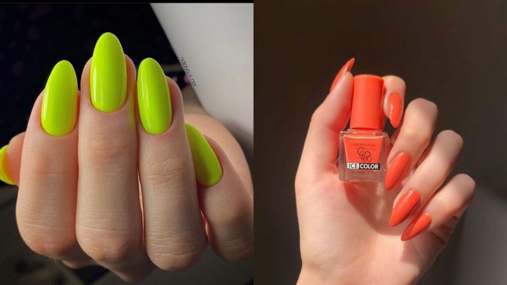 Màu neon quá chói có thể dìm da