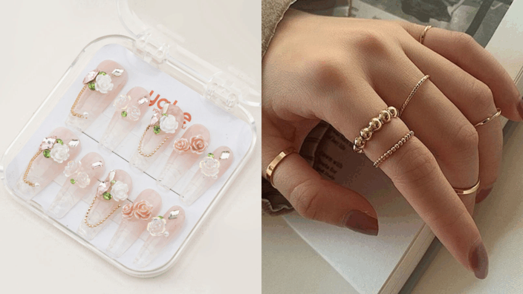 Mẫu móng phong cách ngọt ngào