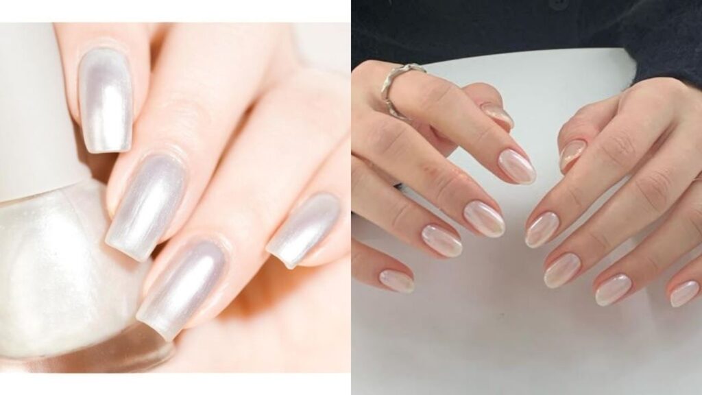 Màu sơn móng tay sáng da trắng ngọc trai là một lựa chọn không thể không nhắc đến 