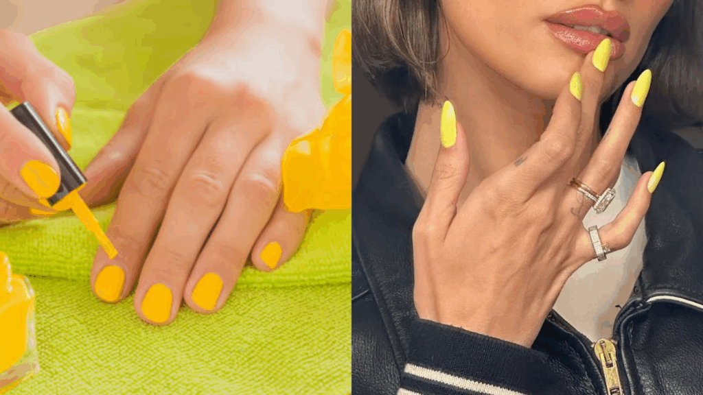Màu sơn móng tay vàng