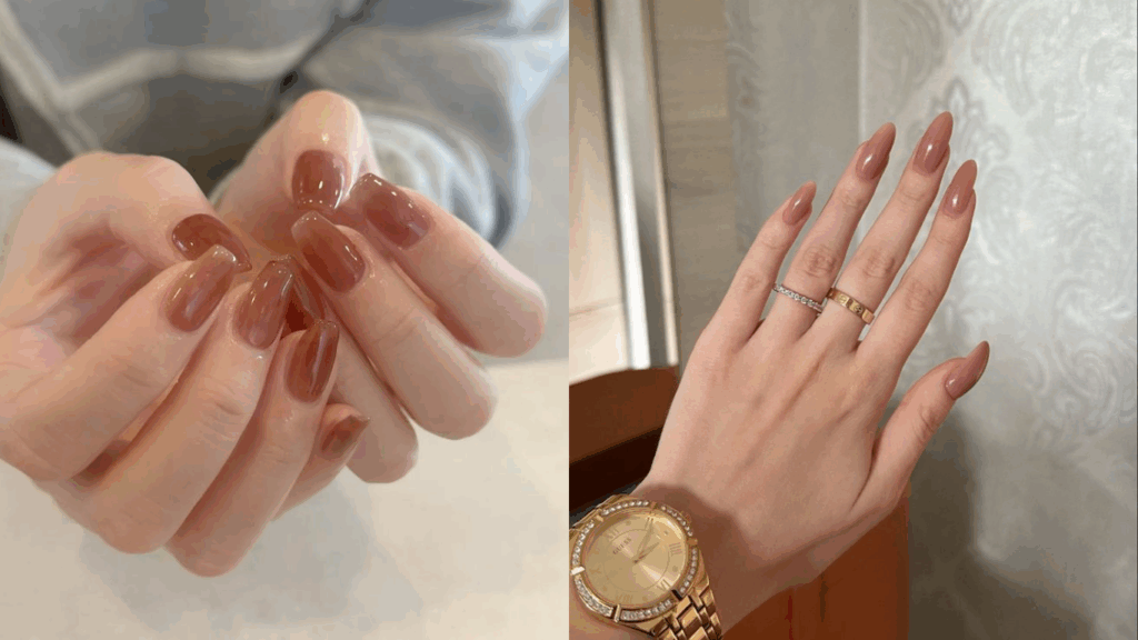 Mẫu móng phong cách vintage