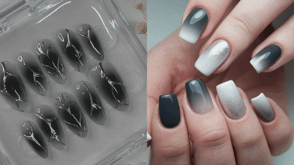 Nailbox màu xám khói