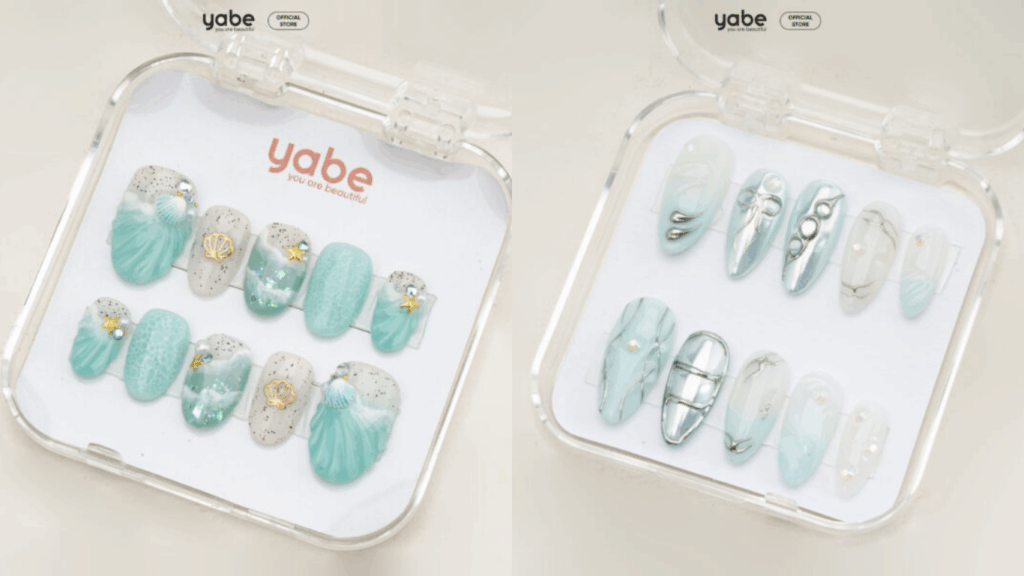 Nailbox xanh dương pastel 